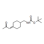 1-[4-[(Boc-amino)methyl]cyclohexylidene]-2-propanone