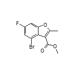 Methyl 4-Bromo-6-fluoro-2-methylbenzofuran-3-carboxylate