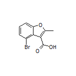 4-Bromo-2-methylbenzofuran-3-carboxylic Acid