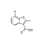 7-Fluoro-2-methylbenzofuran-3-carboxylic Acid