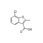 7-Chloro-2-methylbenzofuran-3-carboxylic Acid