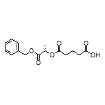 (S)-5-[[1-(Benzyloxy)-1-oxo-2-propyl]oxy]-5-oxopentanoic Acid