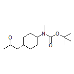 1-[4-[Boc(methyl)amino]cyclohexyl]-2-propanone