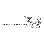 1-[(2R,3R,4R,5R)-5-[[(tert-Butyldiphenylsilyl)oxy]methyl]-3-(hexadecyloxy)-4-hydroxytetrahydrofuran-2-yl]pyrimidine-2,4(1H,3H)-dione