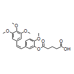 (Z)-5-[2-Methoxy-5-(3,4,5-trimethoxystyryl)phenoxy]-5-oxopentanoic Acid