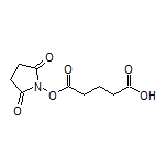 5-[(2,5-Dioxo-1-pyrrolidinyl)oxy]-5-oxopentanoic Acid