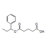 5-Oxo-5-(1-phenylpropoxy)pentanoic Acid