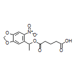 5-[1-(6-Nitrobenzo[d][1,3]dioxol-5-yl)ethoxy]-5-oxopentanoic Acid