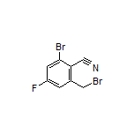 2-Bromo-6-(bromomethyl)-4-fluorobenzonitrile