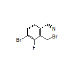4-Bromo-2-(bromomethyl)-3-fluorobenzonitrile