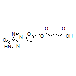 5-Oxo-5-[[(2S,5R)-5-(6-oxo-1H-purin-9(6H)-yl)tetrahydrofuran-2-yl]methoxy]pentanoic Acid
