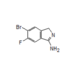 6-Bromo-5-fluoro-1H-isoindol-3-amine