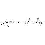 5-[[6-(Boc-amino)hexyl]oxy]-5-oxopentanoic Acid