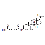 5-[[(3S,8S,9S,10R,13S,14S,17S)-17-Acetyl-10,13-dimethyl-2,3,4,7,8,9,10,11,12,13,14,15,16,17-tetradecahydro-1H-cyclopenta[a]phenanthren-3-yl]oxy]-5-oxopentanoic Acid
