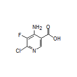 4-Amino-6-chloro-5-fluoronicotinic Acid