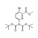 Methyl 3-Bromo-6-(diBoc-amino)pyridine-2-carboxylate