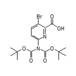 3-Bromo-6-(diBoc-amino)pyridine-2-carboxylic Acid