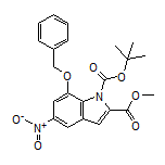 Methyl 7-(benzyloxy)-1-Boc-5-nitro-1H-indole-2-carboxylate