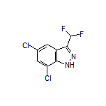 5,7-Dichloro-3-(difluoromethyl)-1H-indazole