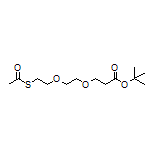 tert-Butyl 3-[2-[2-(Acetylthio)ethoxy]ethoxy]propanoate