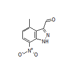 4-Methyl-7-nitro-1H-indazole-3-carbaldehyde