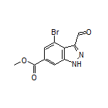 Methyl 4-Bromo-3-formyl-1H-indazole-6-carboxylate