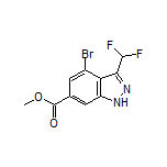 Methyl 4-Bromo-3-(difluoromethyl)-1H-indazole-6-carboxylate