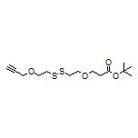 tert-Butyl 3-[2-[[2-(Prop-2-yn-1-yloxy)ethyl]disulfanyl]ethoxy]propanoate