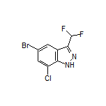 5-Bromo-7-chloro-3-(difluoromethyl)-1H-indazole