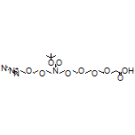 1-Azido-9-Boc-3,6,12,15,18,21-hexaoxa-9-azatetracosan-24-oic Acid