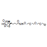 5-[(3aR,4R,6aS)-2-Oxohexahydro-1H-thieno[3,4-d]imidazol-4-yl]-N-(3,6,9,12-tetraoxapentadec-14-yn-1-yl)pentanamide