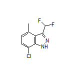 7-Chloro-3-(difluoromethyl)-4-methyl-1H-indazole