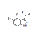 5-Bromo-3-(difluoromethyl)-4-fluoro-1H-indazole
