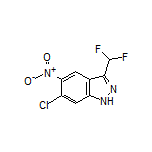 6-Chloro-3-(difluoromethyl)-5-nitro-1H-indazole
