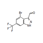 4-Bromo-6-(trifluoromethyl)-1H-indazole-3-carbaldehyde