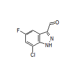 7-Chloro-5-fluoro-1H-indazole-3-carbaldehyde