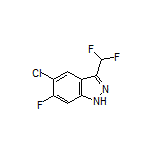 5-Chloro-3-(difluoromethyl)-6-fluoro-1H-indazole