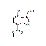 Methyl 4-Bromo-3-formyl-1H-indazole-7-carboxylate