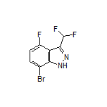 7-Bromo-3-(difluoromethyl)-4-fluoro-1H-indazole