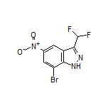 7-Bromo-3-(difluoromethyl)-5-nitro-1H-indazole