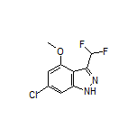 6-Chloro-3-(difluoromethyl)-4-methoxy-1H-indazole