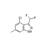 4-Chloro-3-(difluoromethyl)-6-methyl-1H-indazole