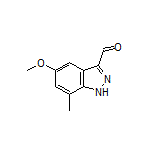 5-Methoxy-7-methyl-1H-indazole-3-carbaldehyde