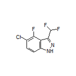 5-Chloro-3-(difluoromethyl)-4-fluoro-1H-indazole