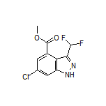 Methyl 6-Chloro-3-(difluoromethyl)-1H-indazole-4-carboxylate