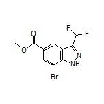 Methyl 7-Bromo-3-(difluoromethyl)-1H-indazole-5-carboxylate
