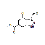 Methyl 4-Chloro-3-formyl-1H-indazole-6-carboxylate