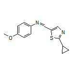 N-[(2-Cyclopropylthiazol-5-yl)methylene]-4-methoxyaniline