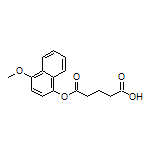 5-[(4-Methoxy-1-naphthyl)oxy]-5-oxopentanoic Acid