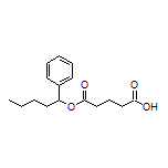 5-Oxo-5-[(1-phenylpentyl)oxy]pentanoic Acid